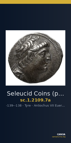 Seleucid Coins (part 2) 2109.7a — CANOA