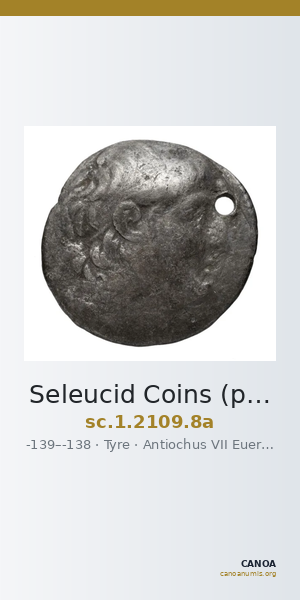 Seleucid Coins (part 2) 2109.8a — CANOA