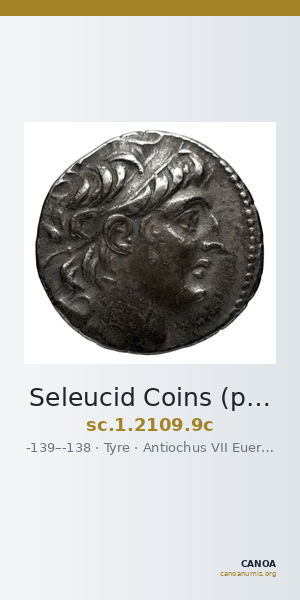 Seleucid Coins (part 2) 2109.9c — CANOA