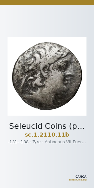 Seleucid Coins (part 2) 2110.11b — CANOA
