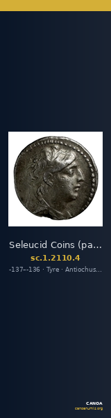 Seleucid Coins (part 2) 2110.4 — CANOA