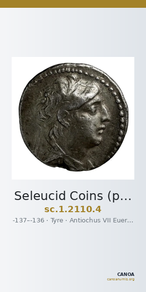 Seleucid Coins (part 2) 2110.4 — CANOA