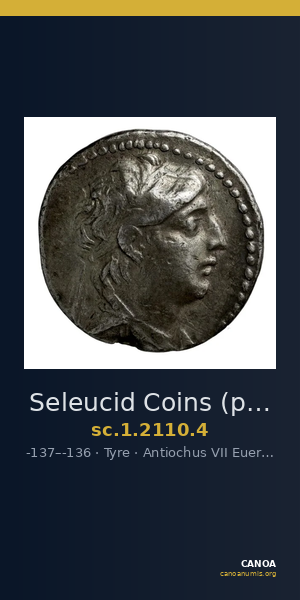 Seleucid Coins (part 2) 2110.4 — CANOA