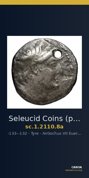 Seleucid Coins (part 2) 2110.8a — CANOA
