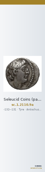 Seleucid Coins (part 2) 2110.9a — CANOA