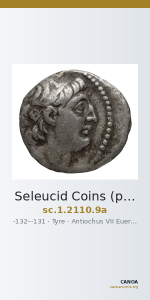 Seleucid Coins (part 2) 2110.9a — CANOA