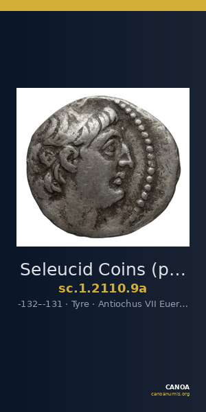 Seleucid Coins (part 2) 2110.9a — CANOA