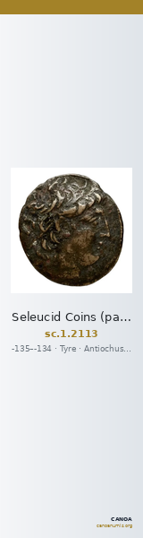 Seleucid Coins (part 2) 2113 — CANOA