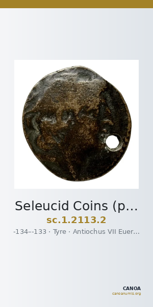 Seleucid Coins (part 2) 2113.2 — CANOA