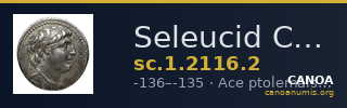 Seleucid Coins (part 2) 2116.2 — CANOA