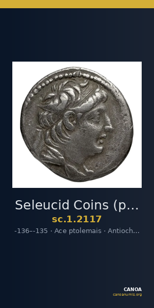 Seleucid Coins (part 2) 2117 — CANOA