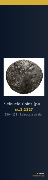 Seleucid Coins (part 2) 2127 — CANOA