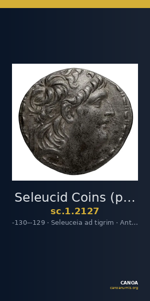 Seleucid Coins (part 2) 2127 — CANOA