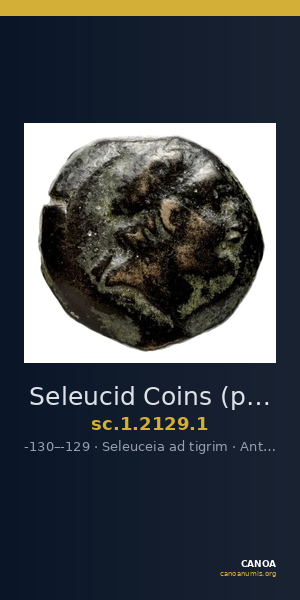 Seleucid Coins (part 2) 2129.1 — CANOA