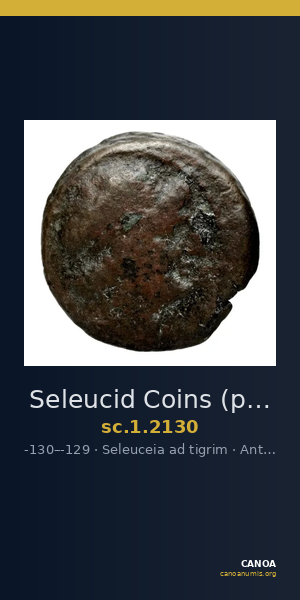 Seleucid Coins (part 2) 2130 — CANOA