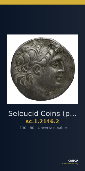 Seleucid Coins (part 2) 2146.2 — CANOA