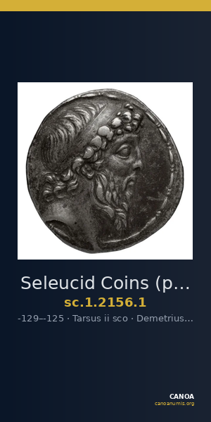 Seleucid Coins (part 2) 2156.1 — CANOA