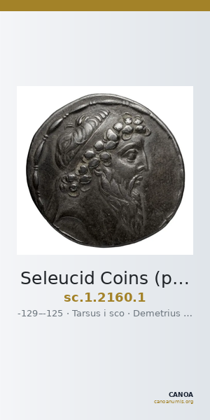 Seleucid Coins (part 2) 2160.1 — CANOA