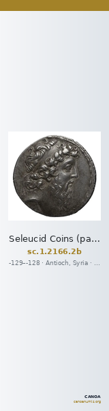 Seleucid Coins (part 2) 2166.2b — CANOA