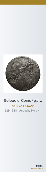 Seleucid Coins (part 2) 2166.2e — CANOA