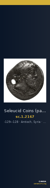 Seleucid Coins (part 2) 2167 — CANOA