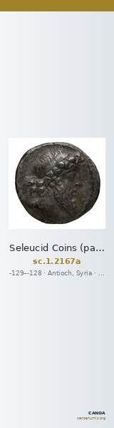 Seleucid Coins (part 2) 2167a — CANOA