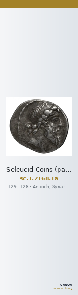 Seleucid Coins (part 2) 2168.1a — CANOA