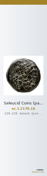 Seleucid Coins (part 2) 2170.1b — CANOA