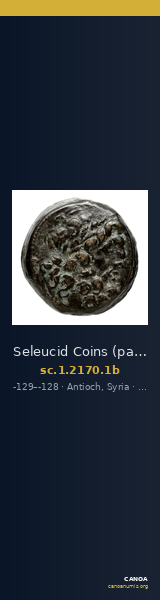 Seleucid Coins (part 2) 2170.1b — CANOA