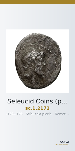 Seleucid Coins (part 2) 2172 — CANOA