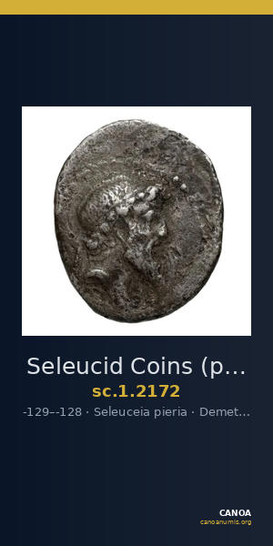 Seleucid Coins (part 2) 2172 — CANOA