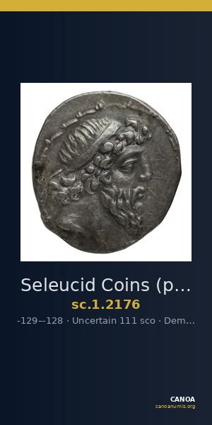 Seleucid Coins (part 2) 2176 — CANOA