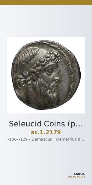 Seleucid Coins (part 2) 2179 — CANOA