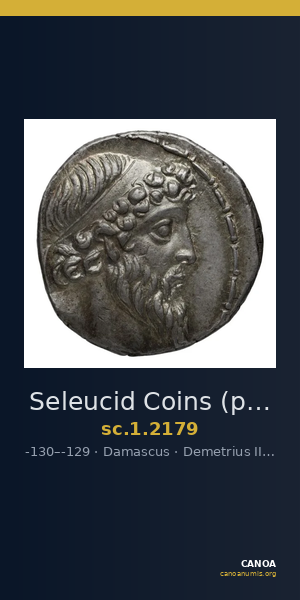 Seleucid Coins (part 2) 2179 — CANOA