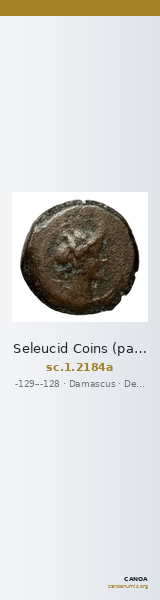 Seleucid Coins (part 2) 2184a — CANOA