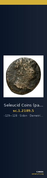 Seleucid Coins (part 2) 2189.5 — CANOA