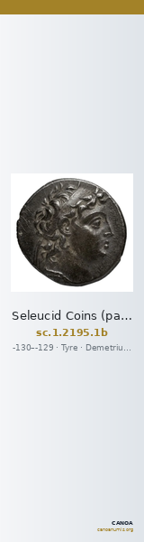 Seleucid Coins (part 2) 2195.1b — CANOA