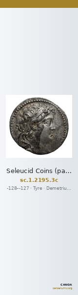 Seleucid Coins (part 2) 2195.3c — CANOA