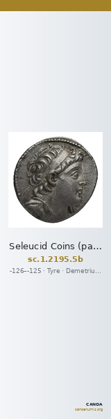 Seleucid Coins (part 2) 2195.5b — CANOA