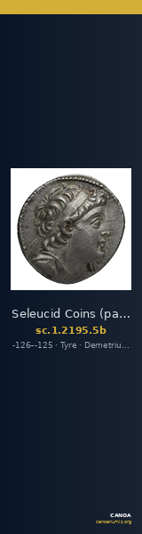 Seleucid Coins (part 2) 2195.5b — CANOA