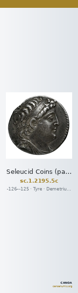 Seleucid Coins (part 2) 2195.5c — CANOA