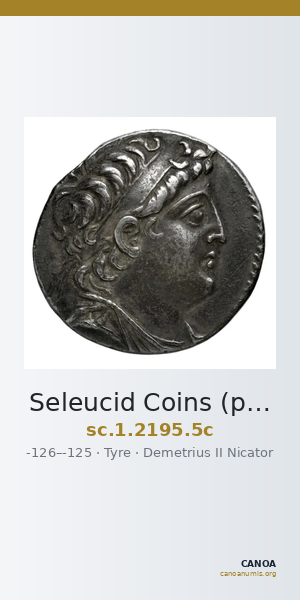 Seleucid Coins (part 2) 2195.5c — CANOA
