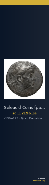 Seleucid Coins (part 2) 2196.1a — CANOA