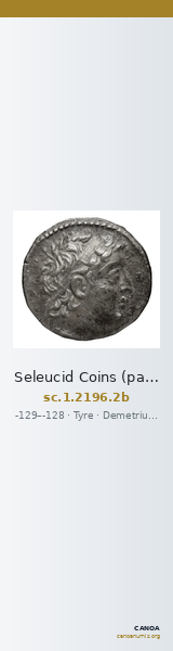 Seleucid Coins (part 2) 2196.2b — CANOA