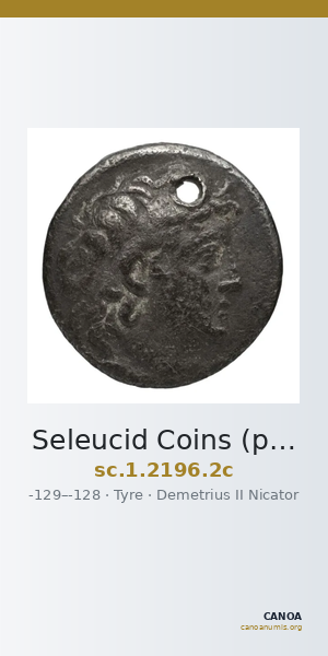 Seleucid Coins (part 2) 2196.2c — CANOA