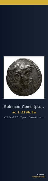 Seleucid Coins (part 2) 2196.3a — CANOA