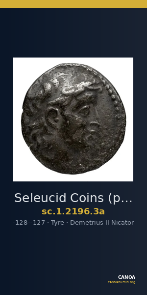 Seleucid Coins (part 2) 2196.3a — CANOA