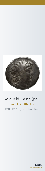 Seleucid Coins (part 2) 2196.3b — CANOA