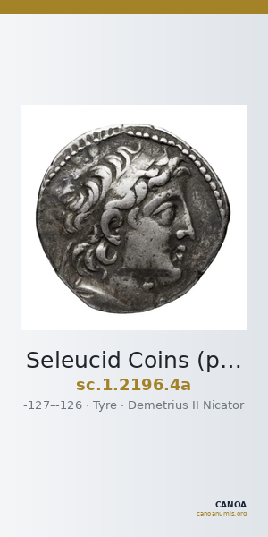 Seleucid Coins (part 2) 2196.4a — CANOA