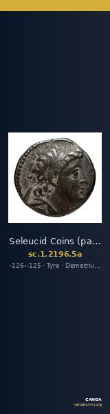 Seleucid Coins (part 2) 2196.5a — CANOA